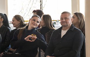 Поздравили наших мужчин с праздником!